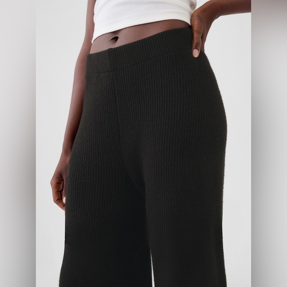 GAP CashSoft Shaker-Stitch Sweater Pants black size large - Picture 6 of 11